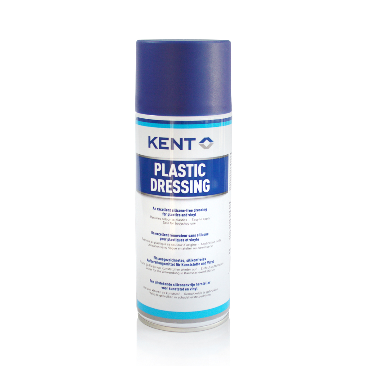 Plastic Dressing Kent | Ein silikonfreies Aufbereitungsmittel für Kunststoffe und Vinyl | für alle äußeren Kunststoffteile geeignet z. B. Spoiler, Stoßstangen | 400 ml