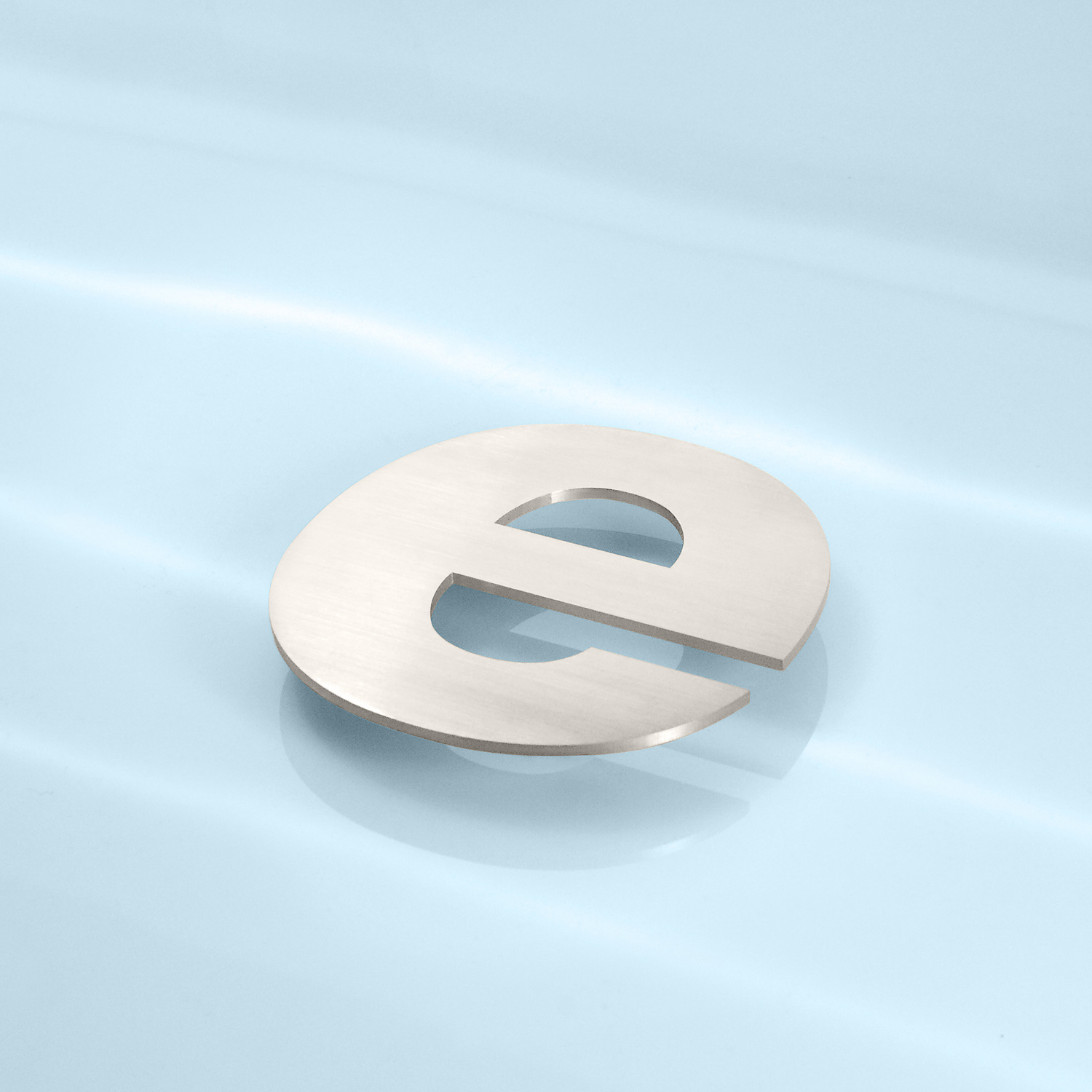 Hausnummer | Edelstahl | 3mm tief, 14 cm hoch | gebürstet und rostfrei | mit Montagematerial | e