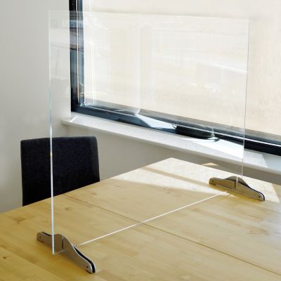 Spuckschutz Aus Acrylglas – Thekenaufsteller Für Ladentisch & Tresen | 990x750 Mm, 4 Mm Stark, Wetterfest & Made In Germany